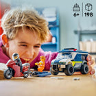 LEGO City Police Police Prisoner Transport Van-Police van toy playset with a motorbike, police driver and 2 crook minifigures