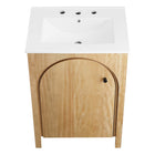 Modway Appia 24" Bathroom Vanity - Oak/White-Assembly Required