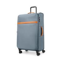 Bugatti Cannes 29" Softside Spinner Check-in Luggage - Blue-Made of lightweight polyester with PU trims
