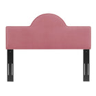 Modway Dawn Performance Velvet Twin Headboard - Dusty Rose-Performance Velvet Upholstery