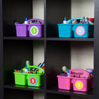 Teacher Created Resources Plastic Storage Caddy - Pink - 6 Pack-Pack of 6.