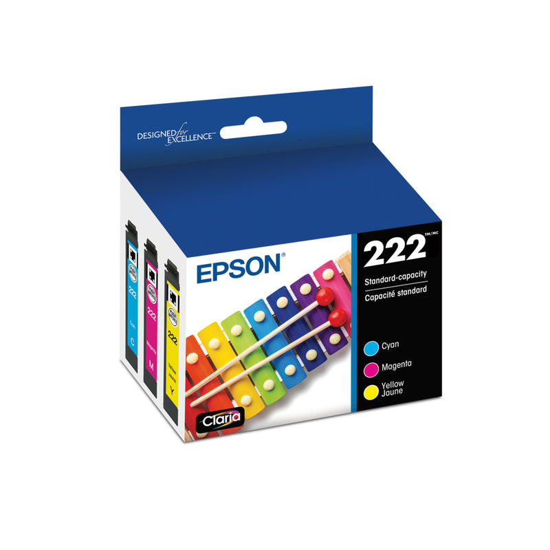 Epson T222 Ink Cartridges - Standard Capacity - Cyan/Magenta