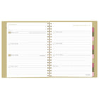 AT-A-GLANCE 2027 Medium Weekly/ Monthly Planner - 8-½" H x 6" W - Badge Geo - Bilingual-Page size: 8-3/4" H x 6-7/8" W