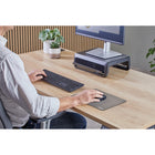 Fellowes Breyta XL Mousepad with HEX Cushion - Grey-Built to last with 5-year limited warranty