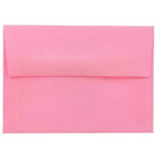 JAM Paper A8 Translucent Vellum Invitation Envelopes - 5 1/2" x 8 1/8" - Surf Blue - 25 Pack (15792I)-Color: Blue