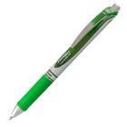 Pentel EnerGel Liquid Gel Refillable Grip Pen - Retractable - 0.7mm - Lime Green Ink-Quick-drying gel pen