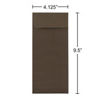 JAM Paper #10 Policy Envelopes, 4 1/8 x 9.5, Chocolate Brown Recycled, 500 Pack (900940724H)-5