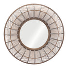 Zuo Toto Mirror - Antique Brown-Dimensions: 2.2" L x 31.5" W x 31.5" H