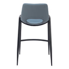 Zuo Desi Counter Stool - Azure Grey - Set of 2-6