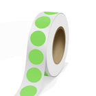 JAM Paper Standard Label Rolls - Burst - 2.25" Seal - Neon Green - 125 Labels/Roll-Colour: Neon Green | Make your mail stand out with colourful shipping address labels.