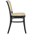 Modway Winona Wood Dining Side Chair - Black - 2 Pack-7