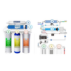 iSpring RCC7P 5-Stage Reverse Osmosis System with Pump-High Efficiency Reverse Osmosis system for safer, healthier and on - demand drinking water. This under sink mounted water filter and the best water softener removes up to 99% of over 1, 000 contaminants and hardness, including lead (removes up to 98% of lead), chlorine, fluoride, arsenic, hormones, PFAS, asbestos, calcium, sodium, and more
