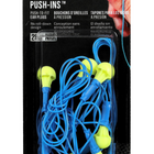 3M Push-Ins Corded Earplugs - 5 Pack-Noise reduction rating (nrr) of 28 db: offers hearing protection in noisy environments