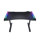 Cougar MARS 120 Gaming Desk with ARGB Lighting - Black-Carbon fiber texture