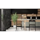 CB Office Tactic Multi-Purpose Armless Stacking Chairs - Black - 4 Pack-Back Dimension (W x H): 14.2" x 5.1"