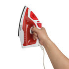 Commercial Care Clothing Steam Iron - Red-Soleplate size: 7.16"x 3.8”