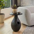 Zuo Piho Side Table - Black-Maximum Weight Capacity: 45