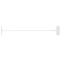 Garvey 2" J-Hook Pins - Clear Polypropylene - 50 Clip - 5000 Pack-Clear Polypropylene