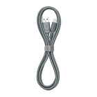 General Supply Goods + Co 6ft Braided Type C Cable - Charcoal-Braided for extra durability