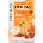Twinings of London Superblends Soothing Turmeric Tea - 18 Pack-Turmeric root, lemongrass, star anise, liquorice root, orange flavour naturally fortified, orange peel