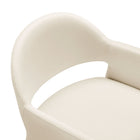 Modway Talia Performance Velvet Dining Armchair - Alabaster-9