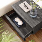 Modway Render Wall-Mount Nightstand - Charcoal-Durable Particleboard Construction