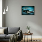 Ford by Michael Fishel - Framed Canvas - 31" x 22"-Ready to hang - arrives fully assembled