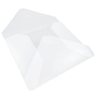 JAM Paper Plastic Portfolio with Tuck Flap Closure Letter - 9 1/2 x 11 7/8 x 1/4 - Clear Frost-Fashioned from high quality durable plastic and features a tuck flap closure