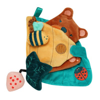 Manhattan Toy Happy Hive Sensory Book-Ultra soft book with a variety of textures and sounds to engage baby