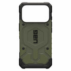 UAG Pathfinder Compatible with MagSafe Rugged Case for iPhone 17 Pro - Olive-Made of 50% Recycled Materials