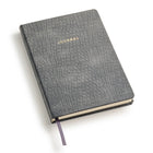 Eccolo Flexi Cover Journal - 6" x 8" - Lined - 128 Sheets - Croc Print-256 ivory, acid-free ruled pages (80 gsm) resist bleed-through and fading