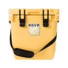 RovR CoolR 25 Quart Hard Cooler with Shoulder Strap - Sunny Side-Patented AnchR Pin System lets you attach essential accessories like the Prep Board, Double Cup HoldR, and Stash Bag (not included)