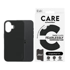 PanzerGlass CARE Case Fashion MagSafe iPhone 16 - Black-Enhanced camera protection