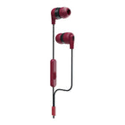 Skullcandy Ink'D+ Wired Earbuds with Microphone - Red/Black-3.5mm plug