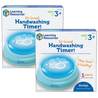 Learning Resources 20-Second Handwashing Timer - 2 Pack-BUILD new handwashing skills to stay healthy during cold season!