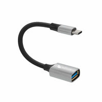 Helix USB-C to USB-A Adapter - Black-USB-C to USB-A female adapter