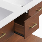 Modway Zaire 48" Double Sink Bathroom Vanity - Walnut/White-8
