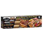 Gotham Steel Copper Grill and Baking Mats - Set of 3-100% Food Safe: Cook healthier foods and meals! The copper design is made from a premium PTFE free fiberglass coating and is 100% free of PFOA or any other harmful chemicals, creating a healthy and ecofriendly cooking environment