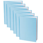Ashley Young Authors Hardcover Blank Book - Blue - 11"H x 8-1/2"W Portrait - 14 Sheets/28 Pages - 6 Pack-Great for young authors, gifts, classroom memories, self accomplishment & more, measures 11"H x 8-1/2"W