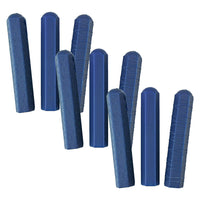 The Pencil Grip Chewberz Pencil Toppers - 3 Per Pack - 3 Pack-Oral motor chew in 3 different textures: dotted, smooth and ridged