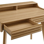 Modway Render 39.5" Writing Desk - Oak-Assembly Required