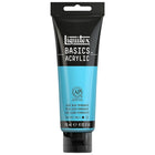 Liquitex Basics Acrylic Paint 1046770, Light Blue Permanent, 118 mL Tube-Formulated with fine art pigments artist can depend on.