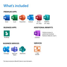 Microsoft 365 Business Standard - 12-Month Subscription, 1 User - Premium Office Apps - PC/Mac- Bilingual [Download]-1TB OneDrive for Business cloud storage with ransomware detection and file recovery