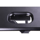Rocelco 46" Deluxe Adjustable Height Desk Riser and Floor Stand Bundle - Black-RETRACTABLE ERGONOMIC KEYBOARD TRAY: Keyboard tray 25.75" W x 11.25" D extends and retracts while keeping a 4.5" spacing between keyboard tray and desktop which helps keep arms and wrists in an ergonomic position to prevent neck and back strain while sitting or standing