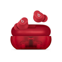 Beats Solo Buds - True Wireless - Transparent Red-Form Factor: In Ear