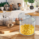 Azar Acrylic Container - 7.87" L x 6.5" H - Clear-5