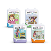 tonies Audiobooks: Junie B. Jones 4-Piece Set-Each Audiobook is an immersive, narrated chapter book that inspires a love of reading