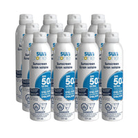 SunZone SPF 50+ Ultra UVA/UVB  Sunscreen Spray - 177ml - 12 Pack-Broad-spectrum SPF 50 protection against UVA/UVB rays