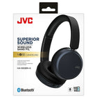 JVC HA-S65BN-A Bluetooth/Noise Cancelling On Ear Headphone With Mic & Remote - Blue-Bluetooth 10 metre