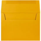 JAM Paper A7 Invitation Envelopes - 5.25 x 7.25 - Sunflower Yellow - 250 Pack-Sunflower Yellow Paper Envelopes